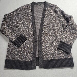 Rag & Bone Scarlett Cardigan Sweater Womens Small Merino Wool Blend‎ Gray Black